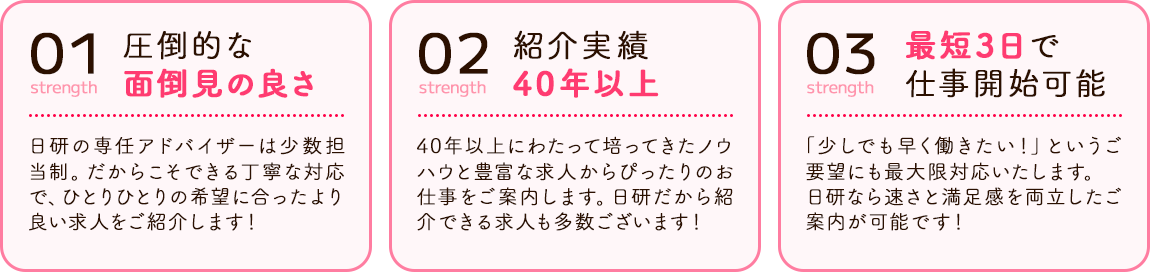日研の強み